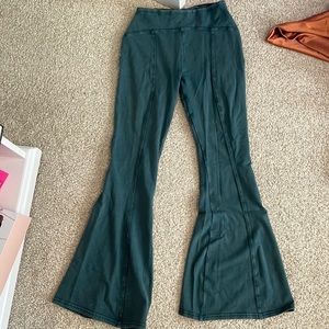 Urban Outfitters Dark Green Flare Pants